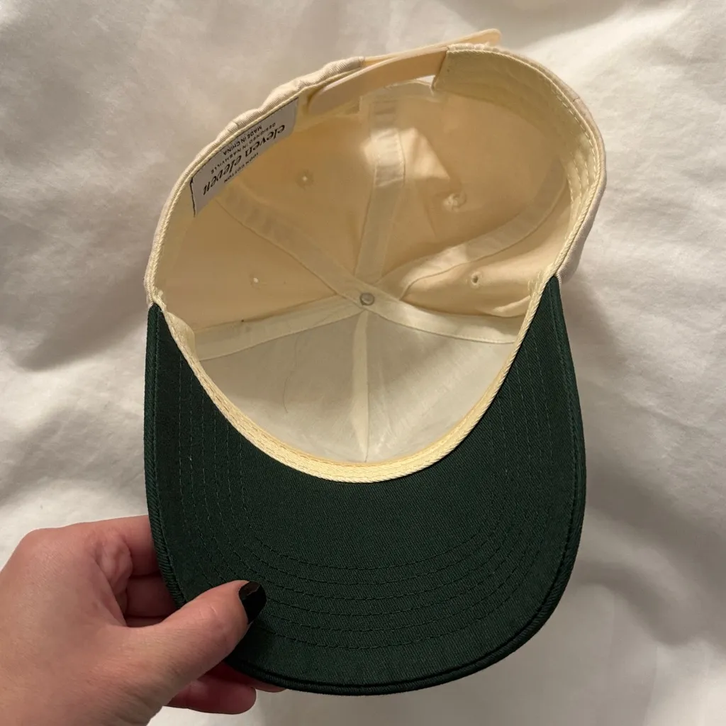 Eleven Eleven Caviar Cowboy Cap Beige Forest Green Hat "You Have Good Taste" - Image 6