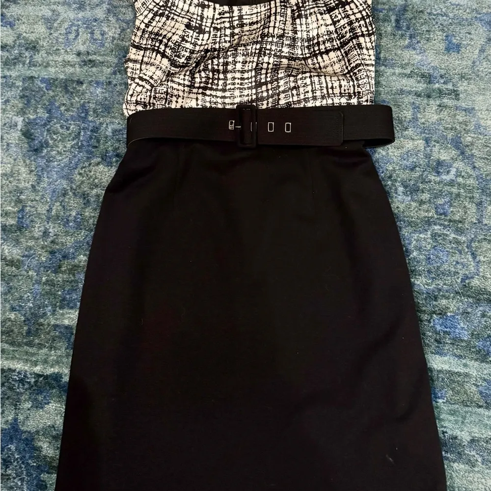 Tahari ASL Silk Top Sheath Dress 10P | Quiet Luxury Classic Workwear Chic Party - Image 8