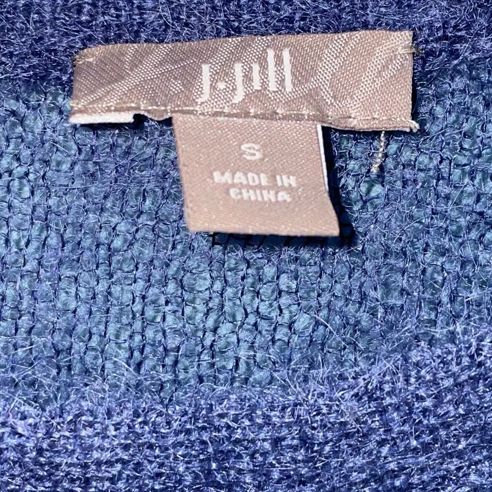 J. Jill Mohair Blend Lightweight Crew Neck Sweater Size Small - Image 2