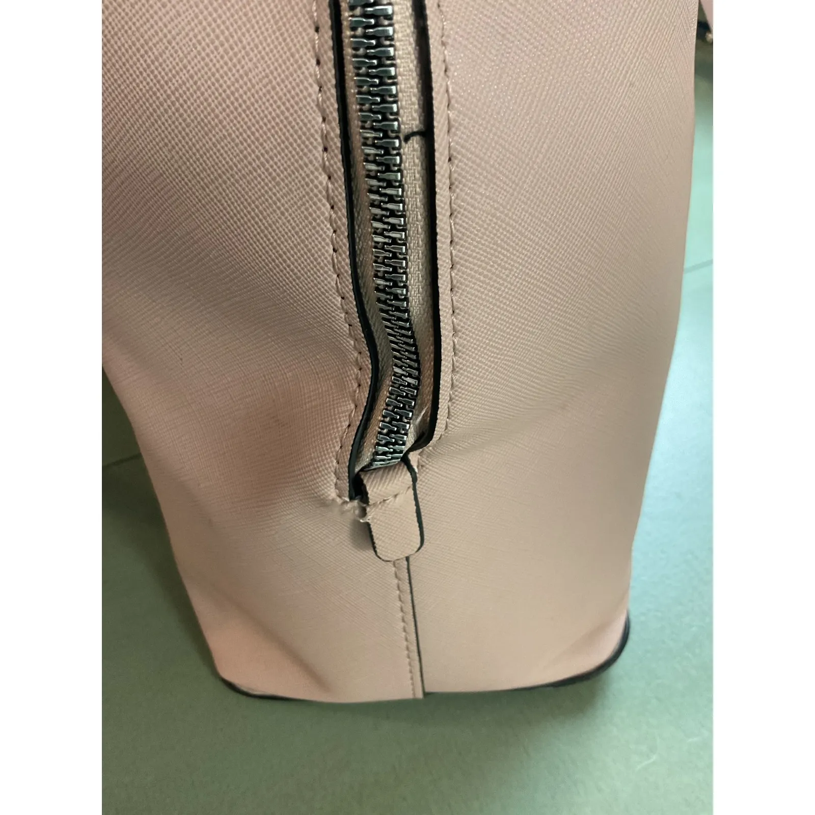 Bow Satchel Crossbody Bag, Pale Pink Handbag, Elegant Top Handle, Shoulder Bag - Image 7