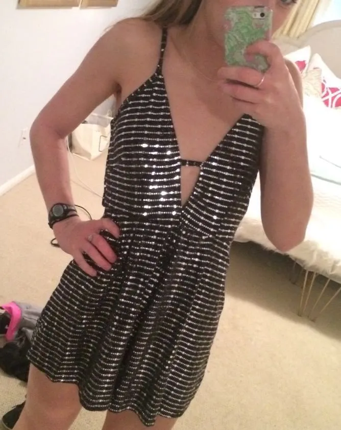 Sparkly Romper Black - Image 2