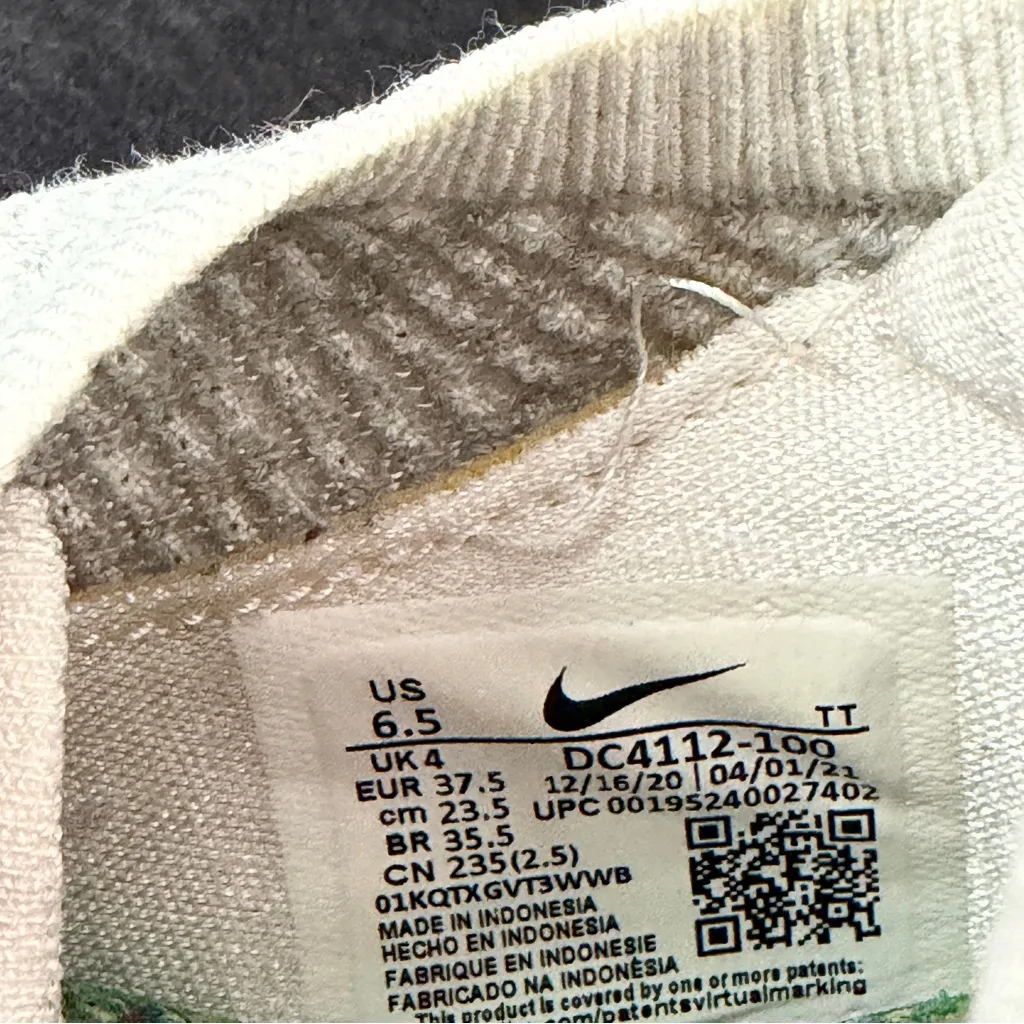 Nike Air VaporMax 2021 Flyknit in the "White/Pure Platinum" Size 6.5 US Women - Image 14