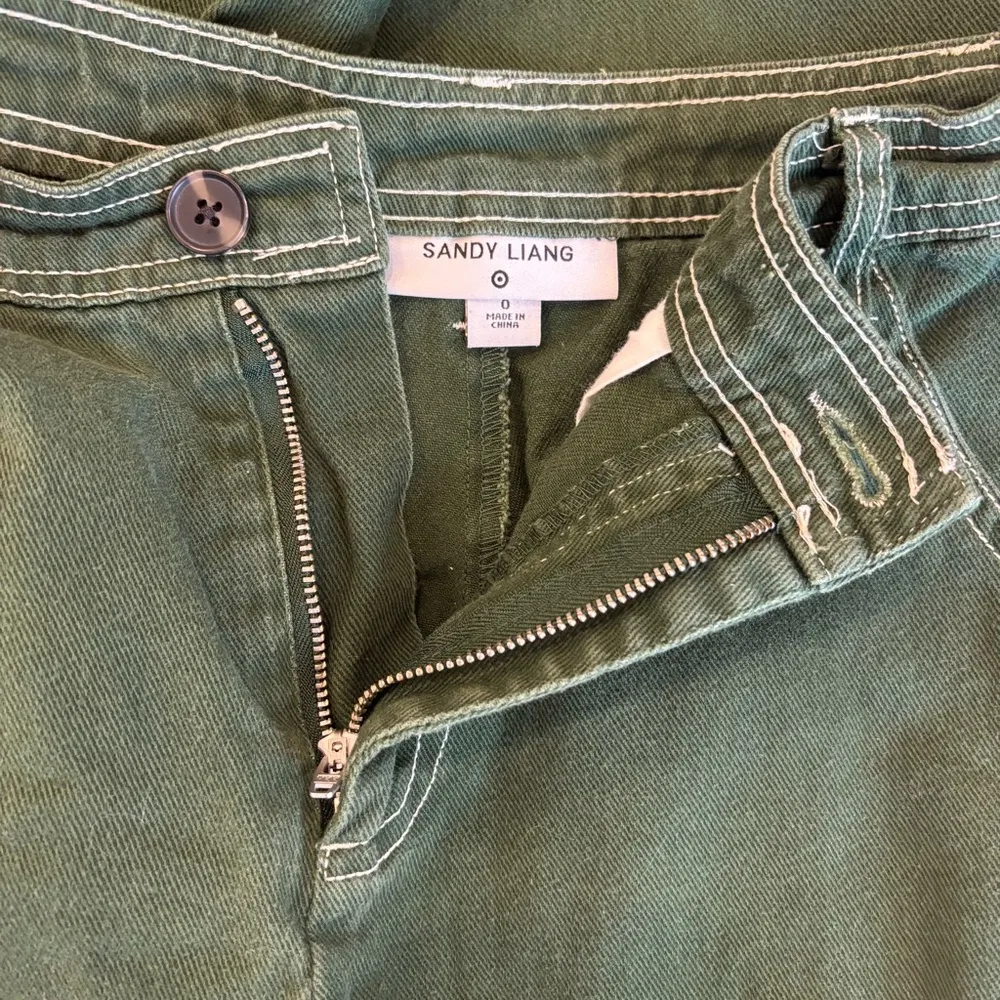 Sandy Liang X Target Green Cargo Utility Pant Baggy Carpenter Straight Leg - Image 10