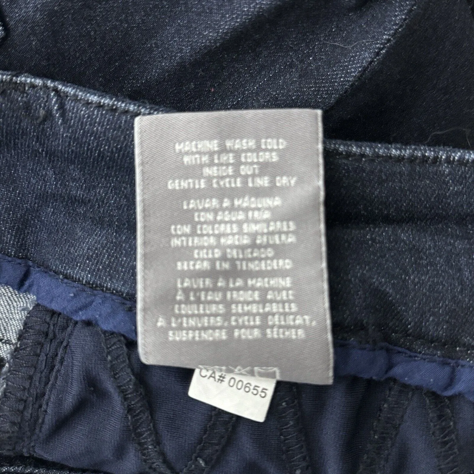 Melissa McCarthy x Seven 7 Jeans Womens 8 Blue Crop Jean Skinny Dark Wash Casual - Image 7