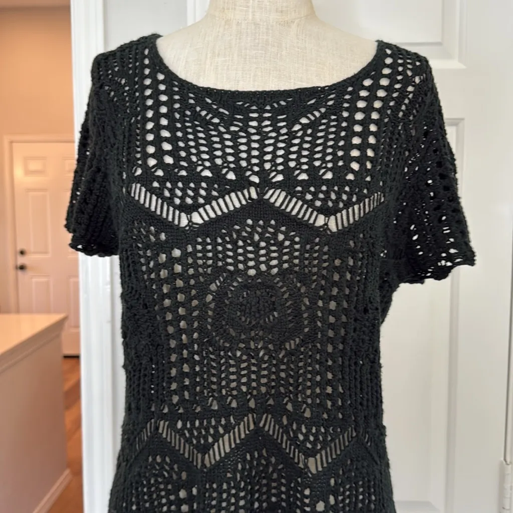 Y2k crochet short sleeve top - Image 7