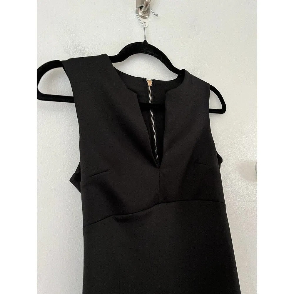 Kardashian Kollection Black Knee Length Sleeveless Sheath Dress Size Small - Image 3