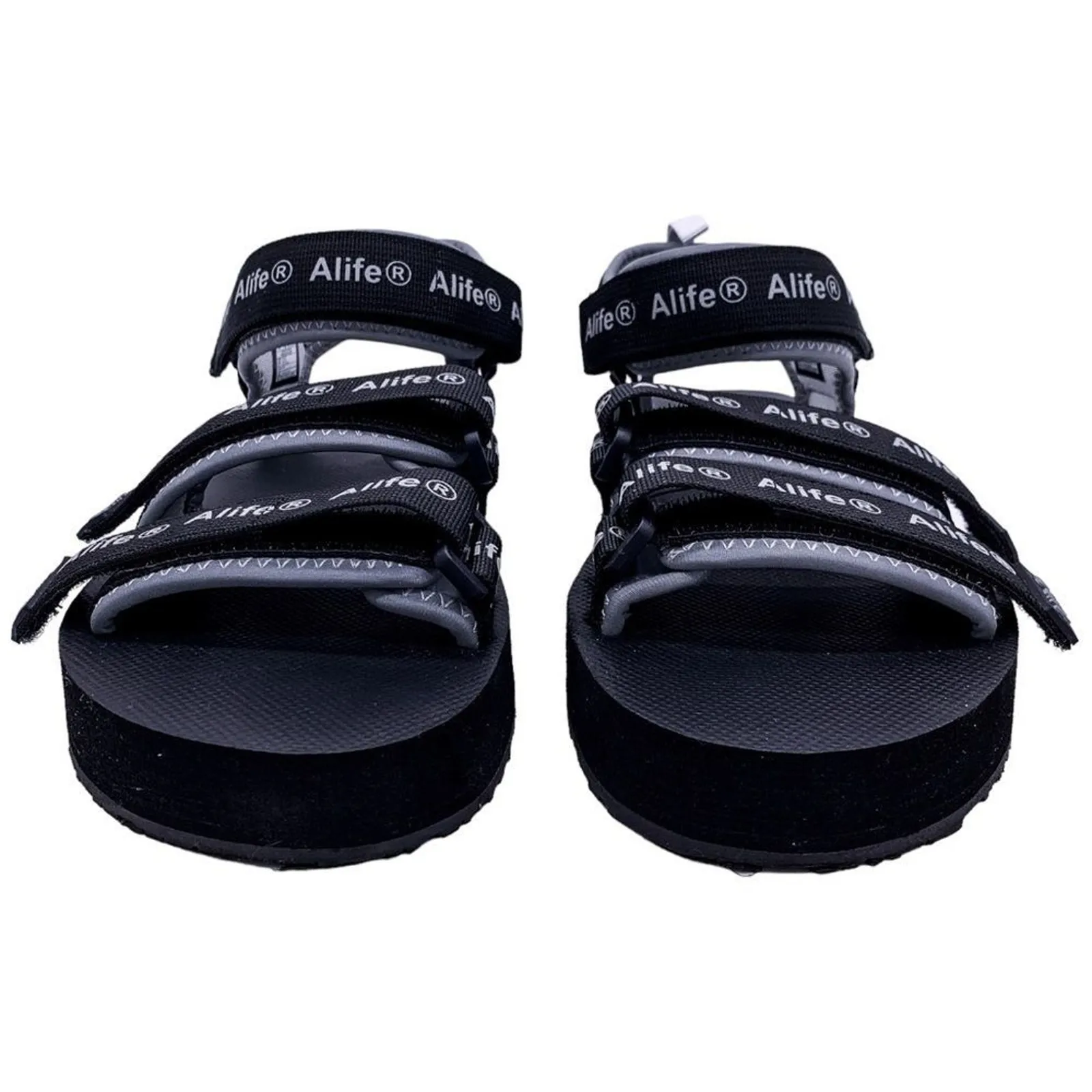 Alife Reflective Logo Dad Sandal Mars Black Gray Unisex Size Women's 7.5 Men's 6 - Image 6