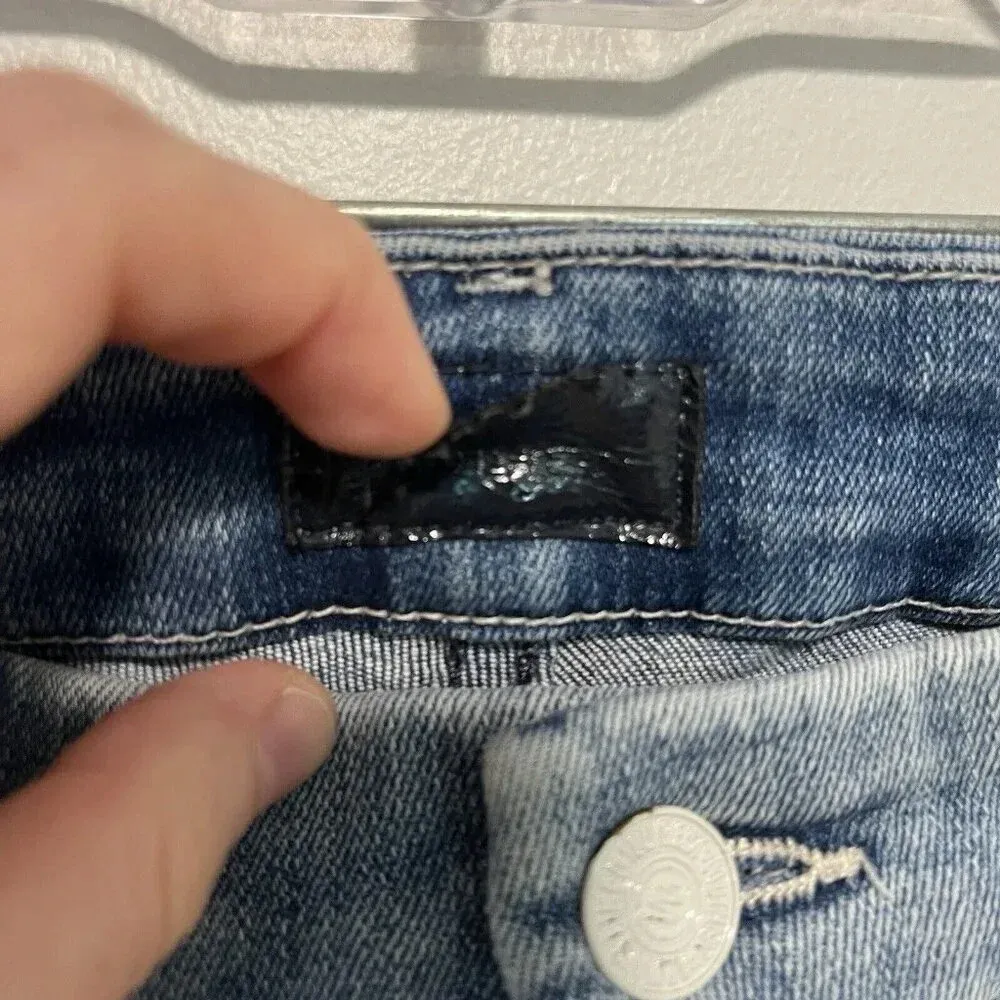 Mother Denim Looker Ankle Fray Jeans in Clear as Day Size‎ 25 Blue - Image 6