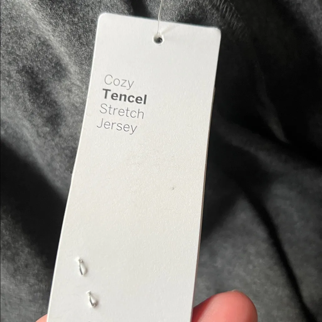 Eileen Fisher Cozy Tencel Stretch Jersey Kimono Cardi Dark Grey Large New Tags - Image 4