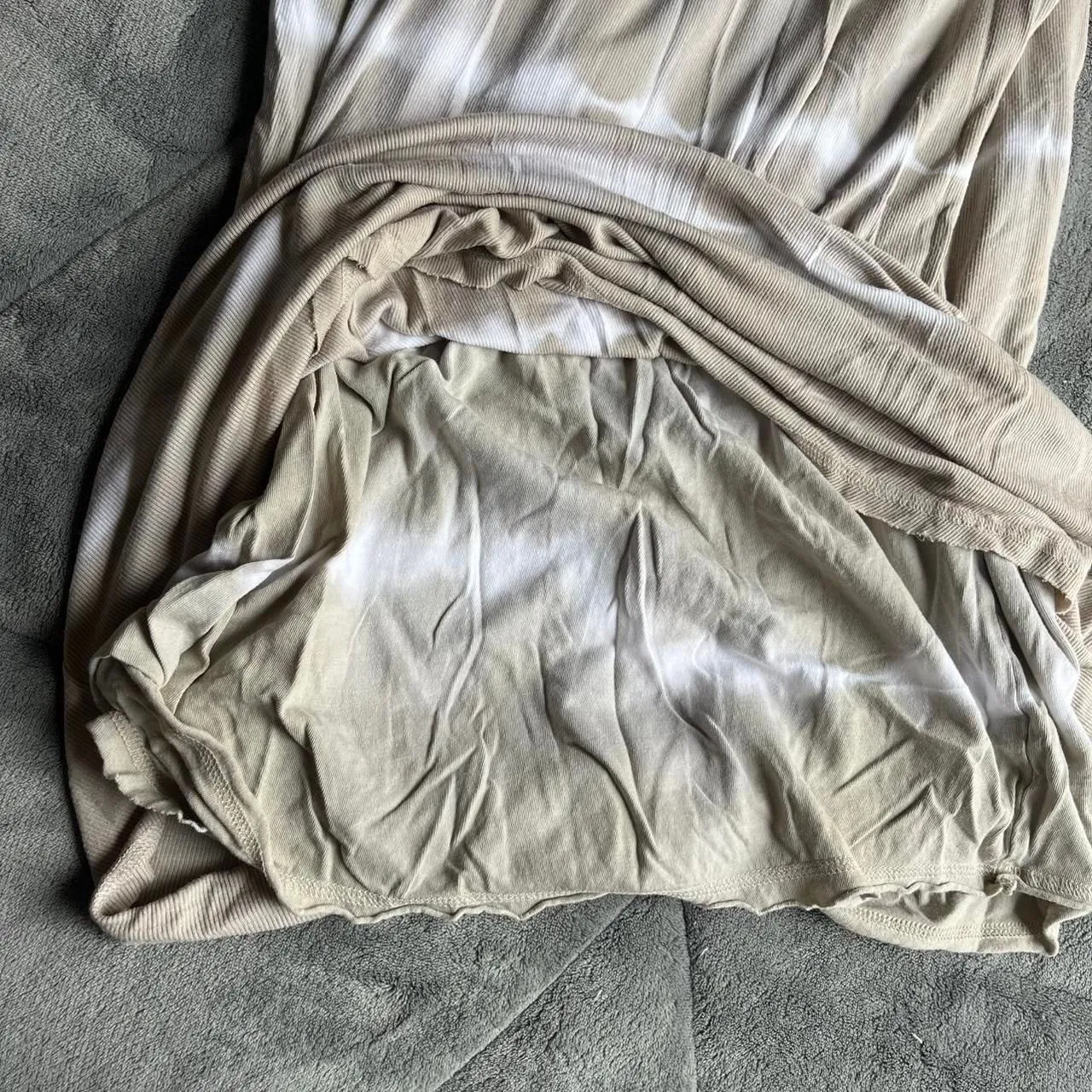 Y2K Victoria’s Secret tan and white tie dye maxi skirt size XS - Image 4