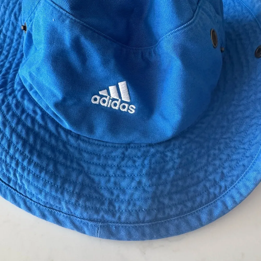 Adidas Blue Bucket Hat - Image 2