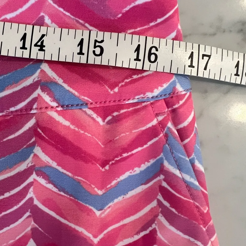 Vineyard Vines Printed Whale Tail Golf Skort Pink Size 8 EUC $118 - Image 10