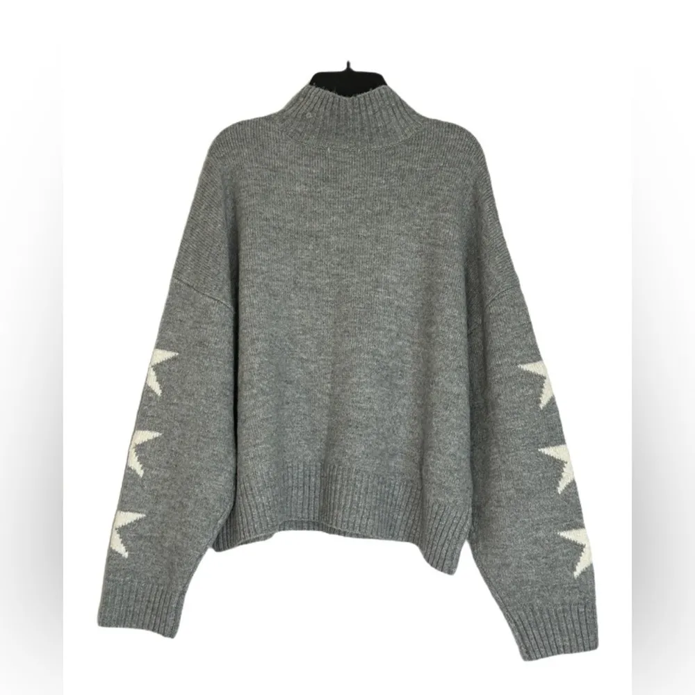 ULTRA FLIRT Stars Mock-Turtleneck Sweater - Image 2