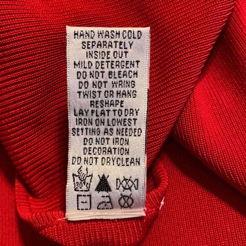 Max & Lily large red long sleeve sweater Christmas tree sequins beads holiday - Image 11