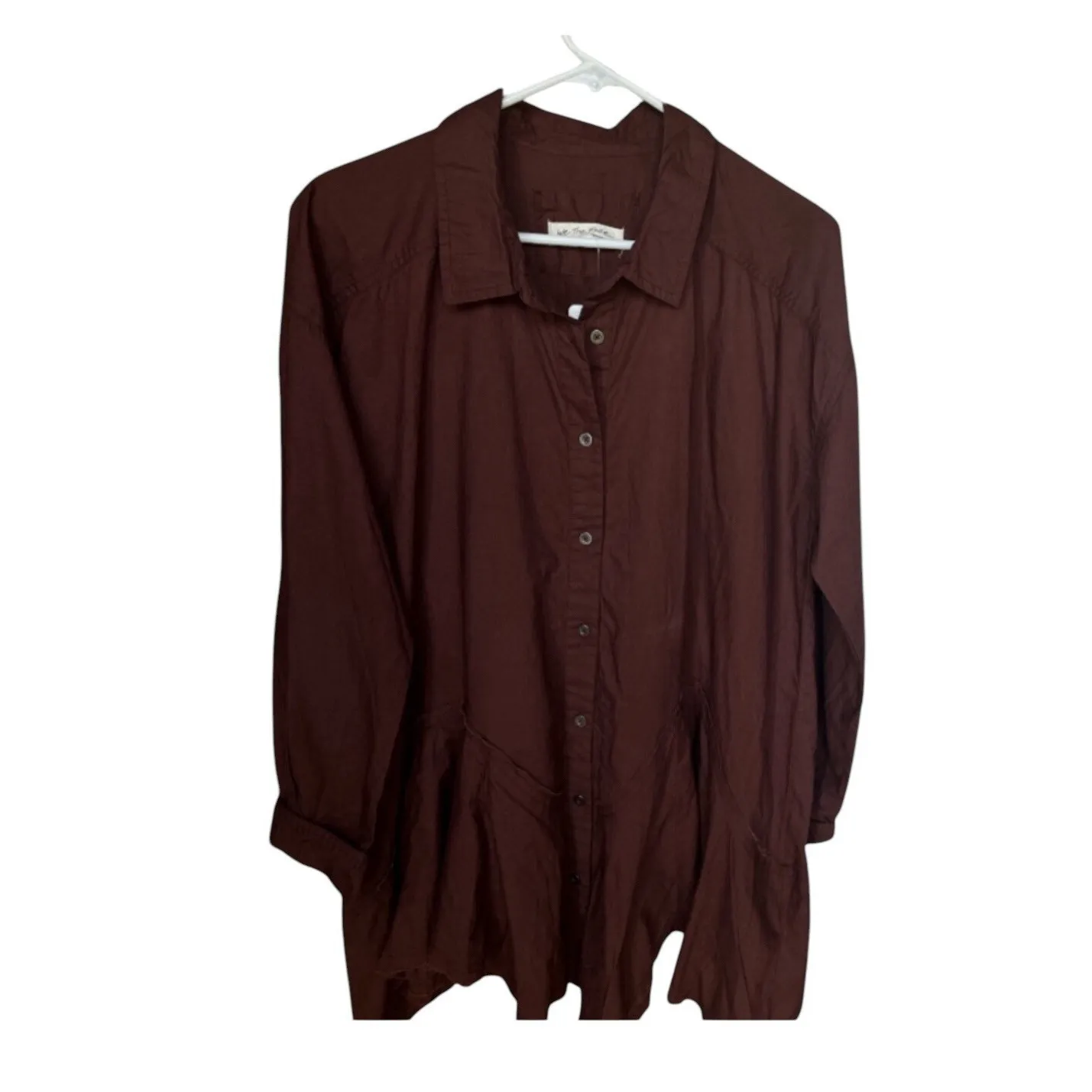 FREE PEOPLE We The Free - Freya Poplin Tunic timeless relaxed fit size S - Image 3