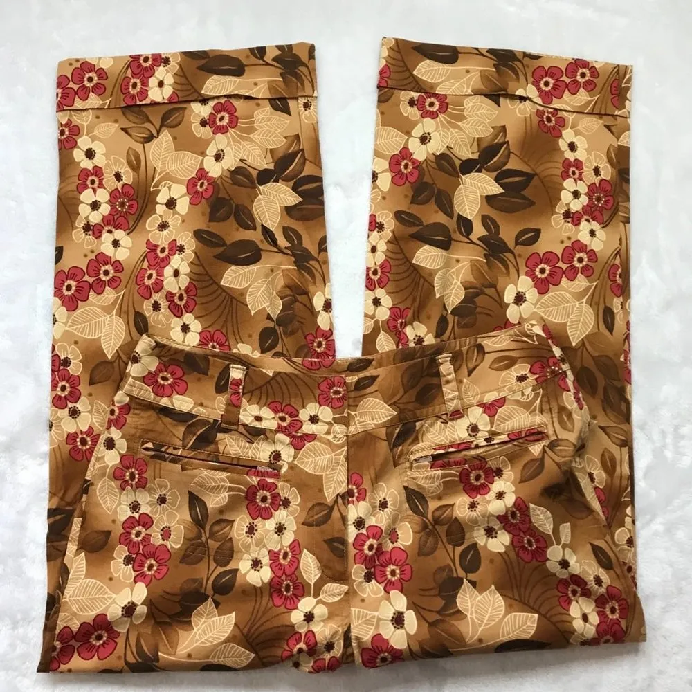 Tommy Bahama Vintage Cropped Pants Capris Tropical Stretch Cotton Blend Womens 6 - Image 7