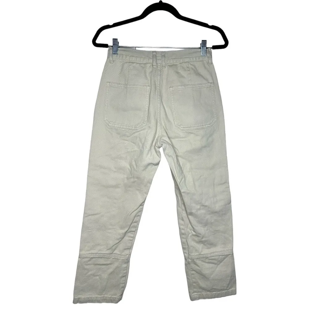 Lioness Stacey High Rise Cargo Pants Tan Beige Small - Image 8