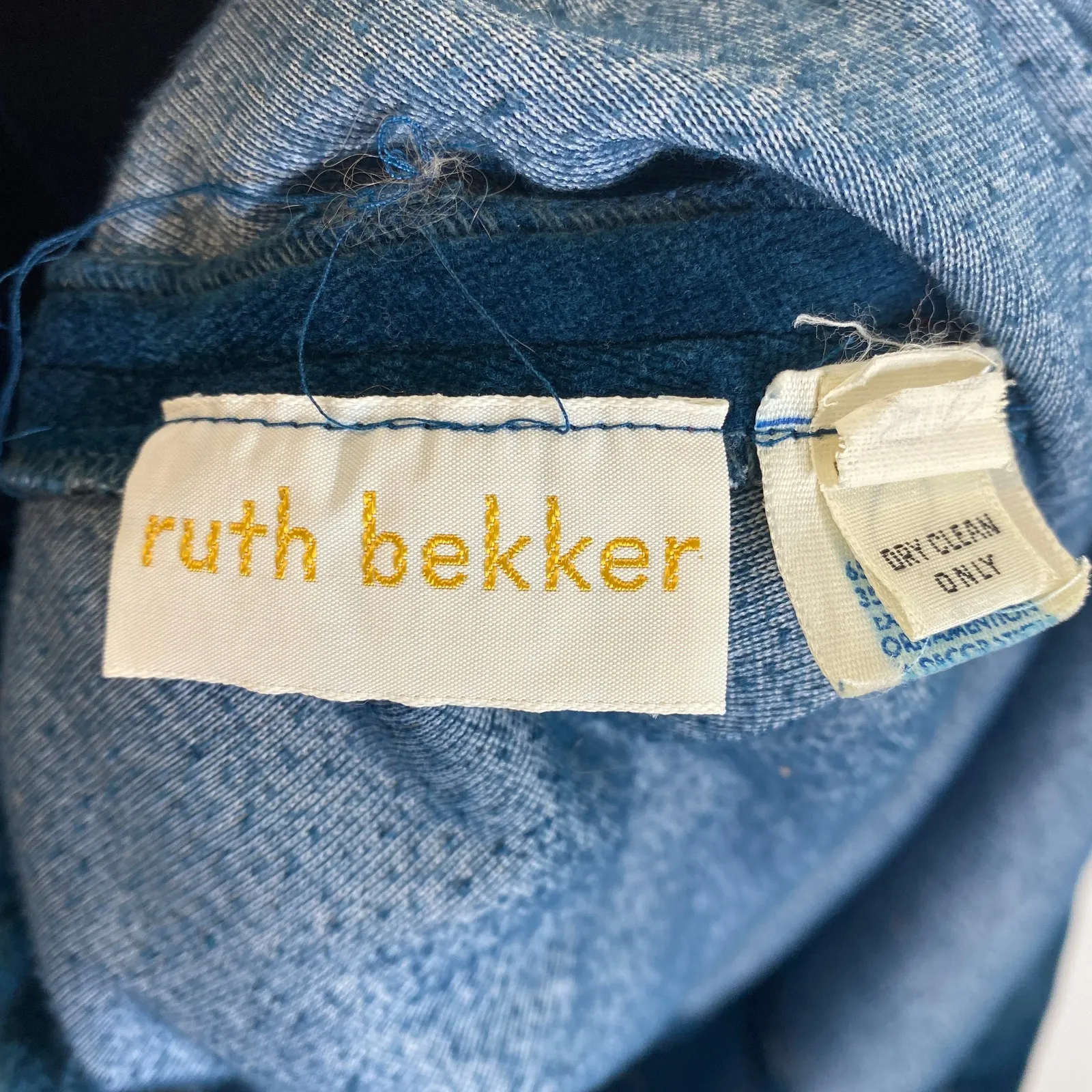 Ruth Bekker Velvet Aline Maxi Dress Mod Teal Blue Modest Vintage 70s - Image 3