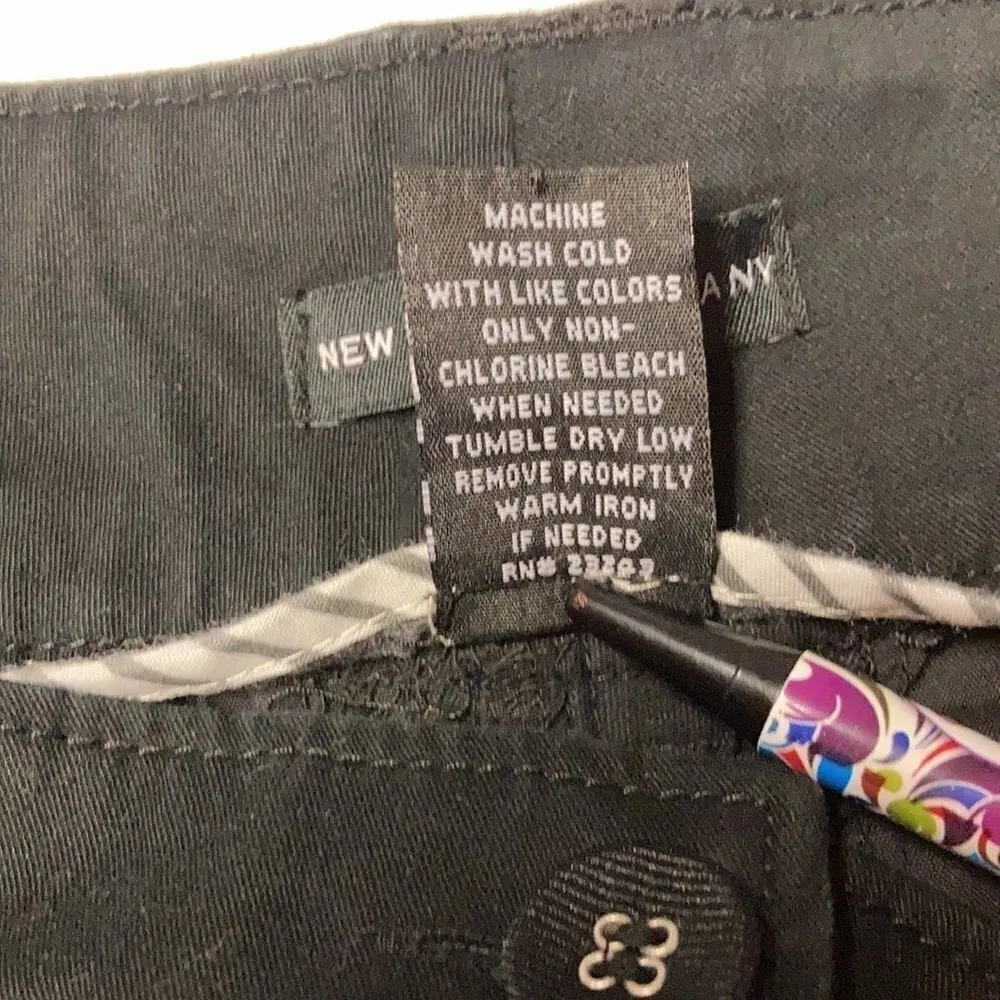 New York & Co. Sz4, Black khaki pants‎ Size 4 - Image 8