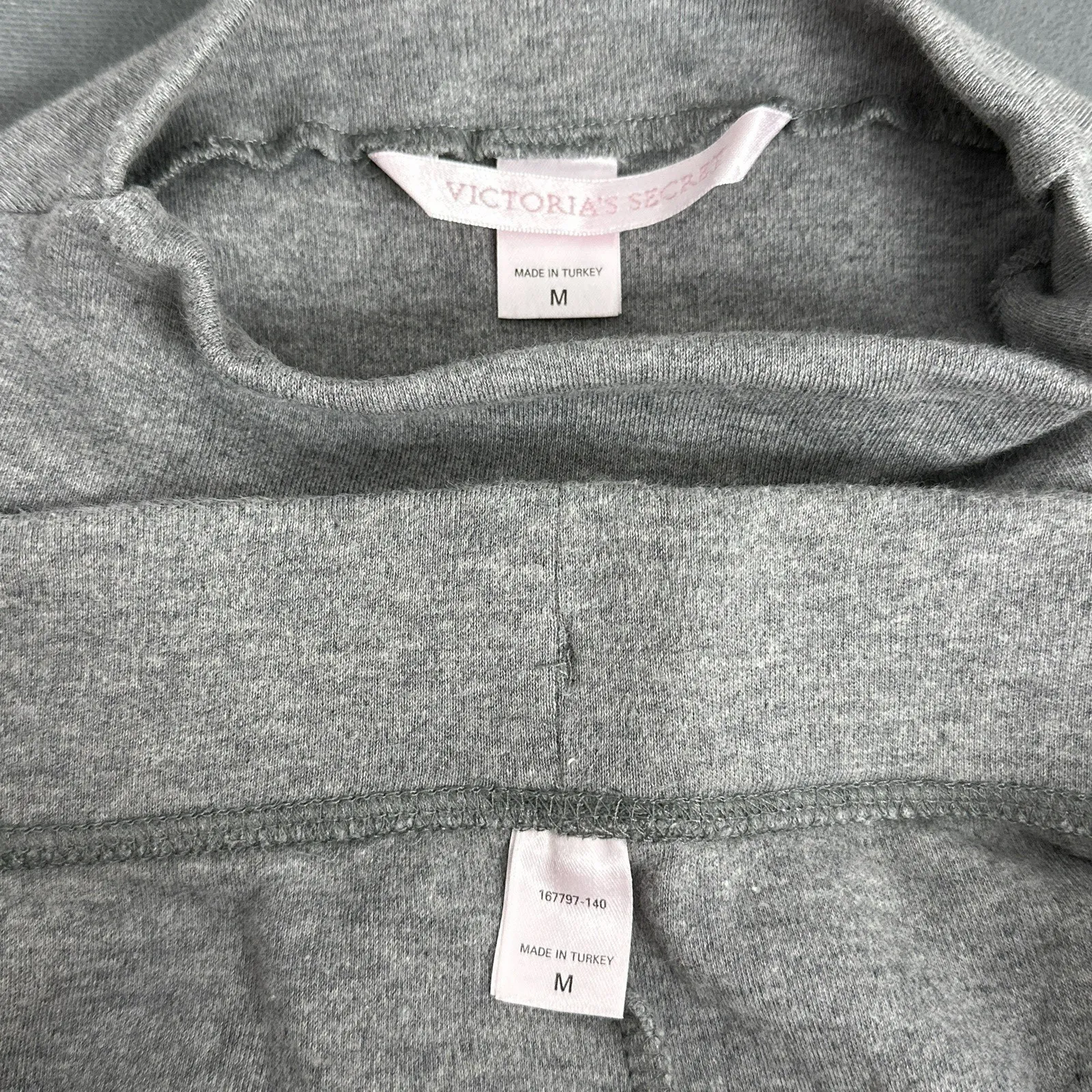 Vintage Y2K Victoria’s Secret Ski Lounge Set 100% Cotton Medium Turtleneck 2003 - Image 8