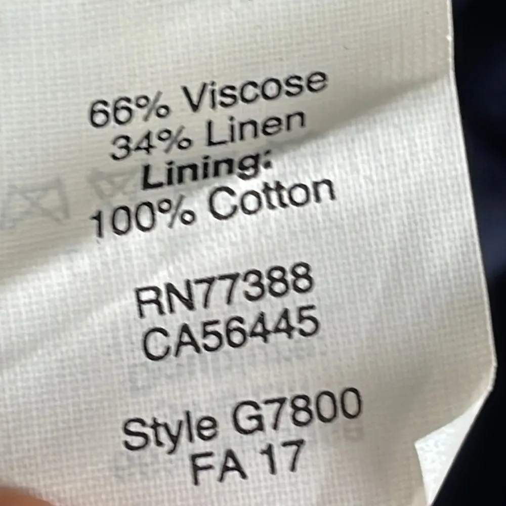 Madewell Linen Blend Wrap Tie Striped Skirt - Image 6