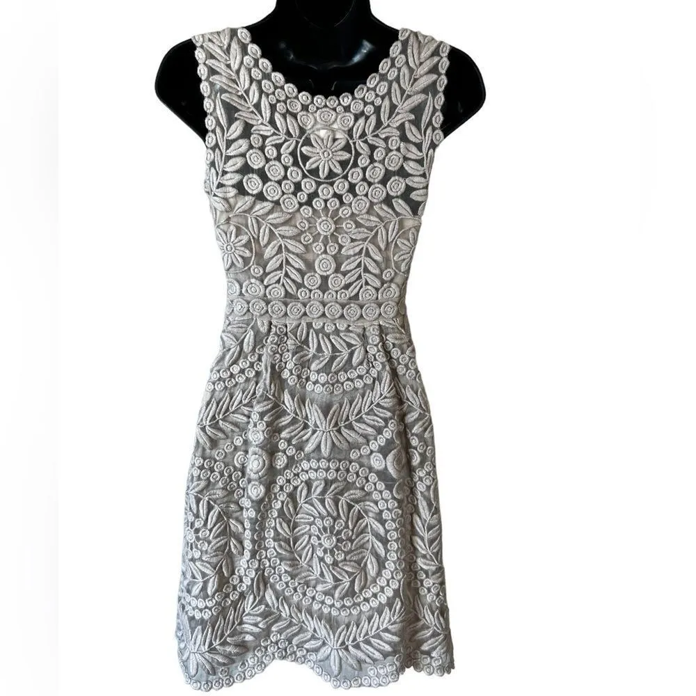 Anthropologie Yoana Baraschi Veiled Alder Silk Dress - Image 15