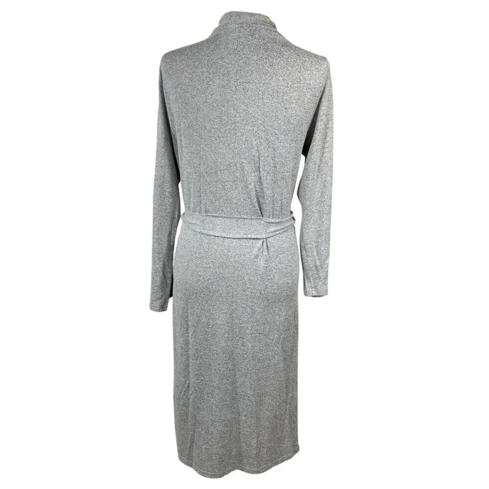 Natori Women's Robe Lounge Cardigan Belted Heather Grey Size S Small Gray - Image 3