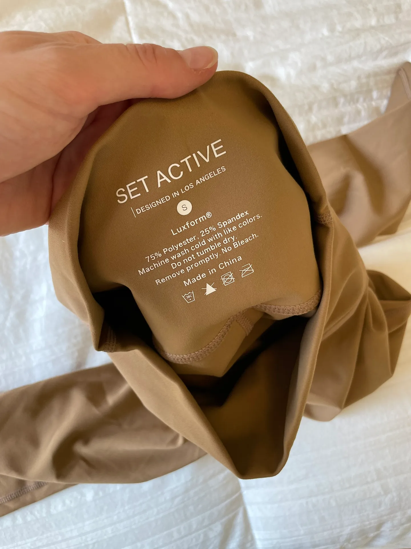 Set Active Tan Workout Set - Image 3