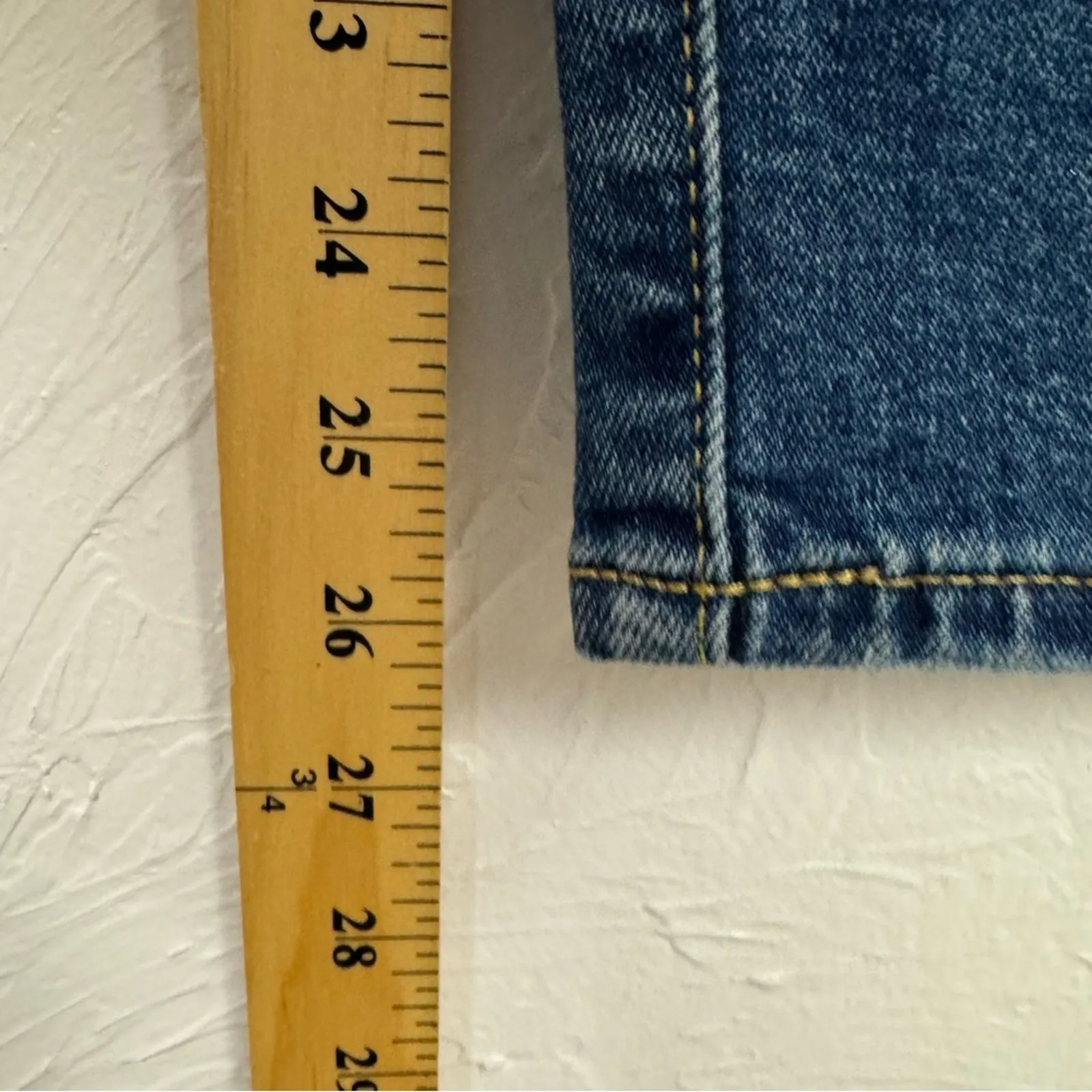 GAP Medium Wash High Rise True Skinny Jeans Womens 6/28 Blue Classic Denim - Image 12