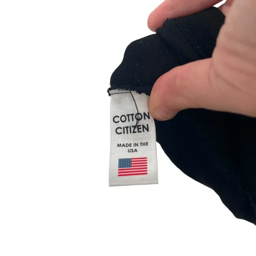 Cotton Citizen Long Sleeve Crew Mini‎ T-Shirt Dress Black Size Small - Image 8