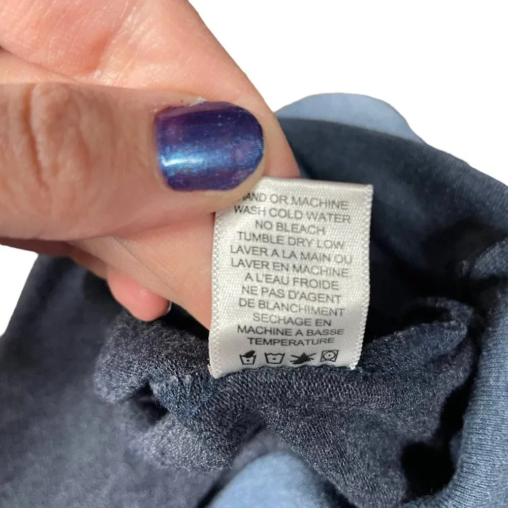 Wildfox Pizza Party Baggy Beach Jumper‎ Sweater Blue Size Small - Image 8