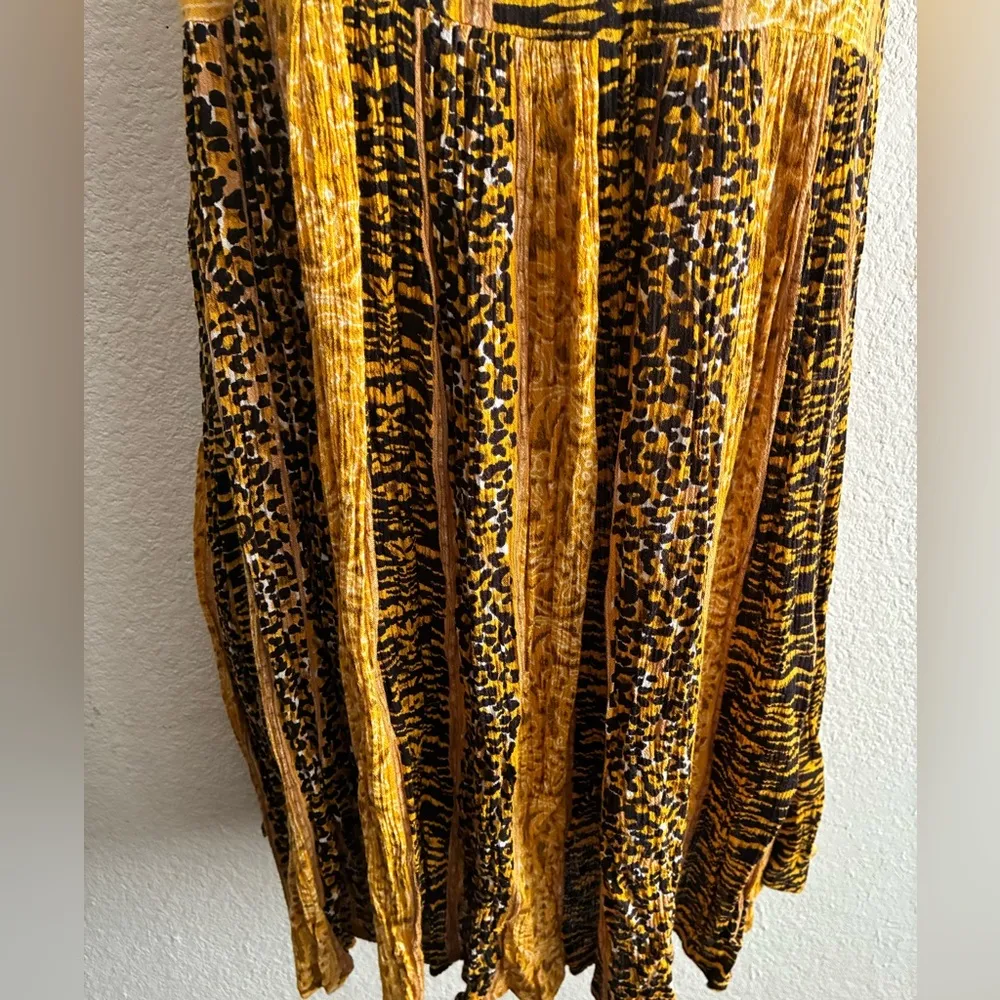 MINKPINK  Boho Fair Game Blend of Colors Sleeveless Multi-Print Sundress S - Image 8