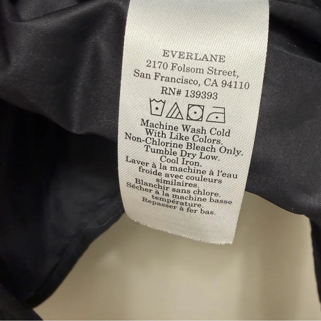 Everlane Quilted Ranch Jacket Chore Barn Corduroy Collar Black Size M - Image 7