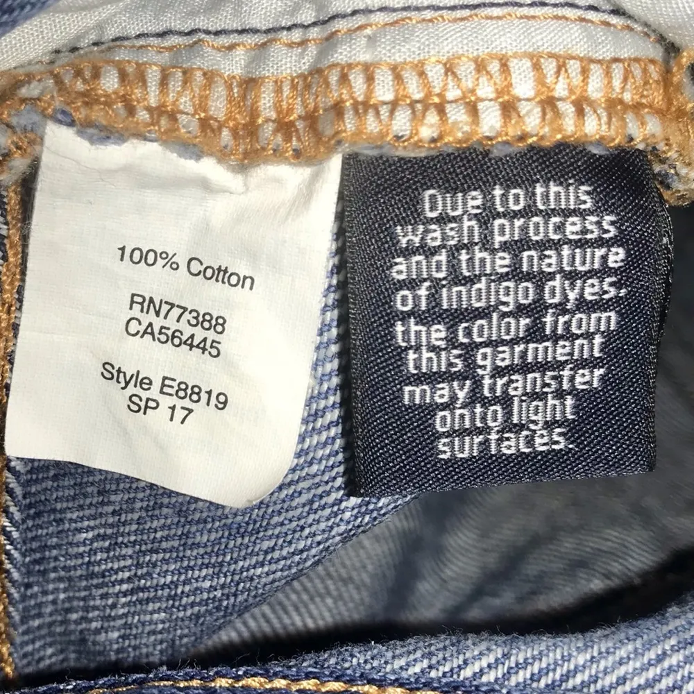 J. Crew Medium Blue Denim Wash Cuffed Jean Shorts - Image 10