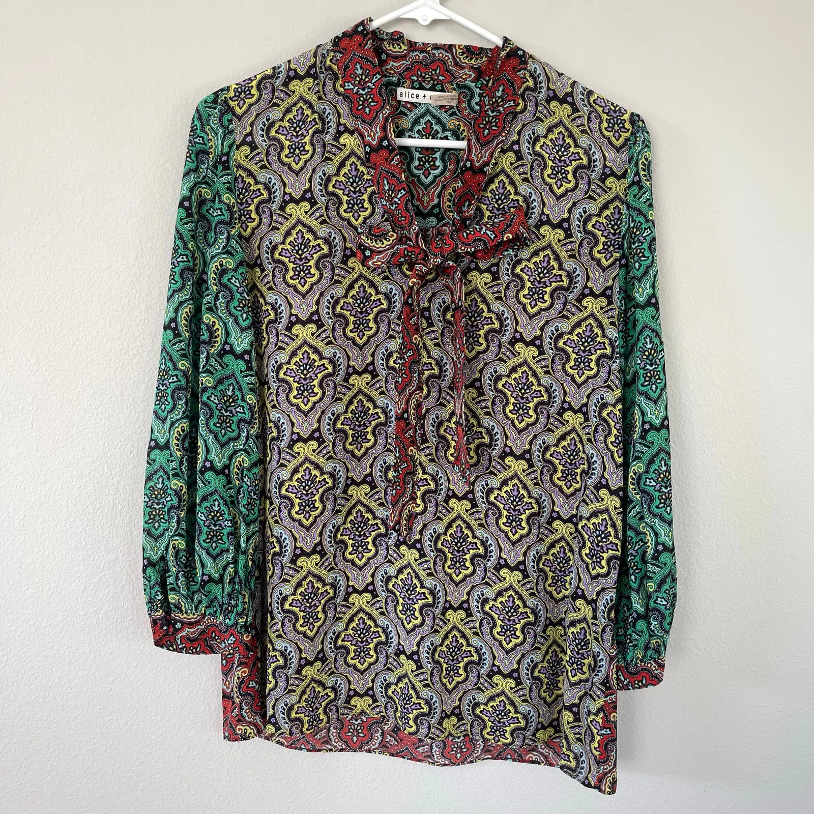 Alice + Olivia Sheila Blouson Top (S) - Image 2