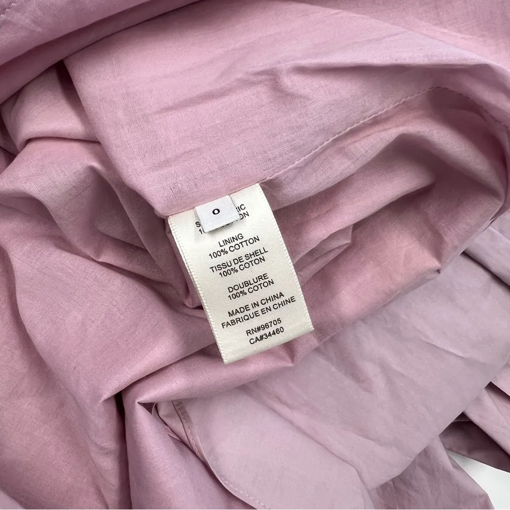 Rebecca Taylor Pale Orchid Solid Poplin Whisper Dress - Image 14