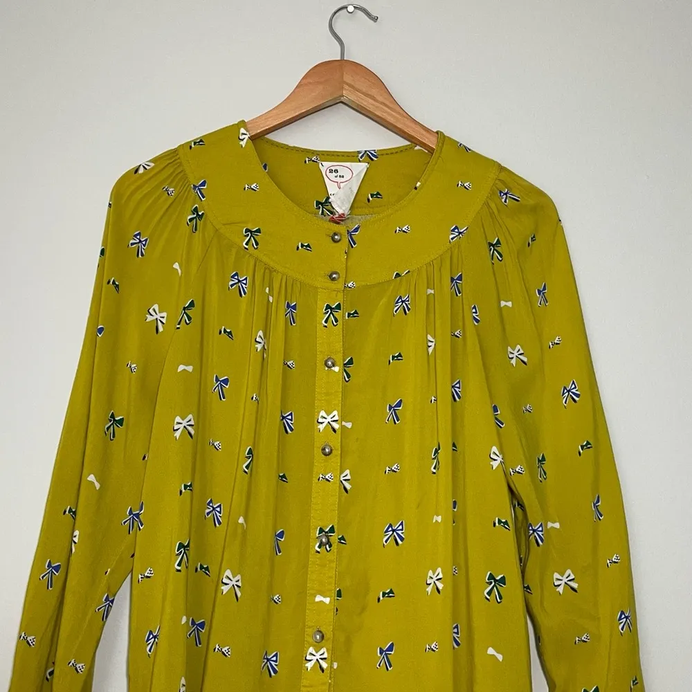 Anthropologie Conversations Colloquial Bow Blouse - Image 2
