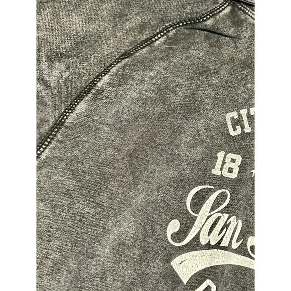 San Francisco City by Lane Seven‎ Sweatshirt Hoodie, California USA Size L Black Size L - Image 4