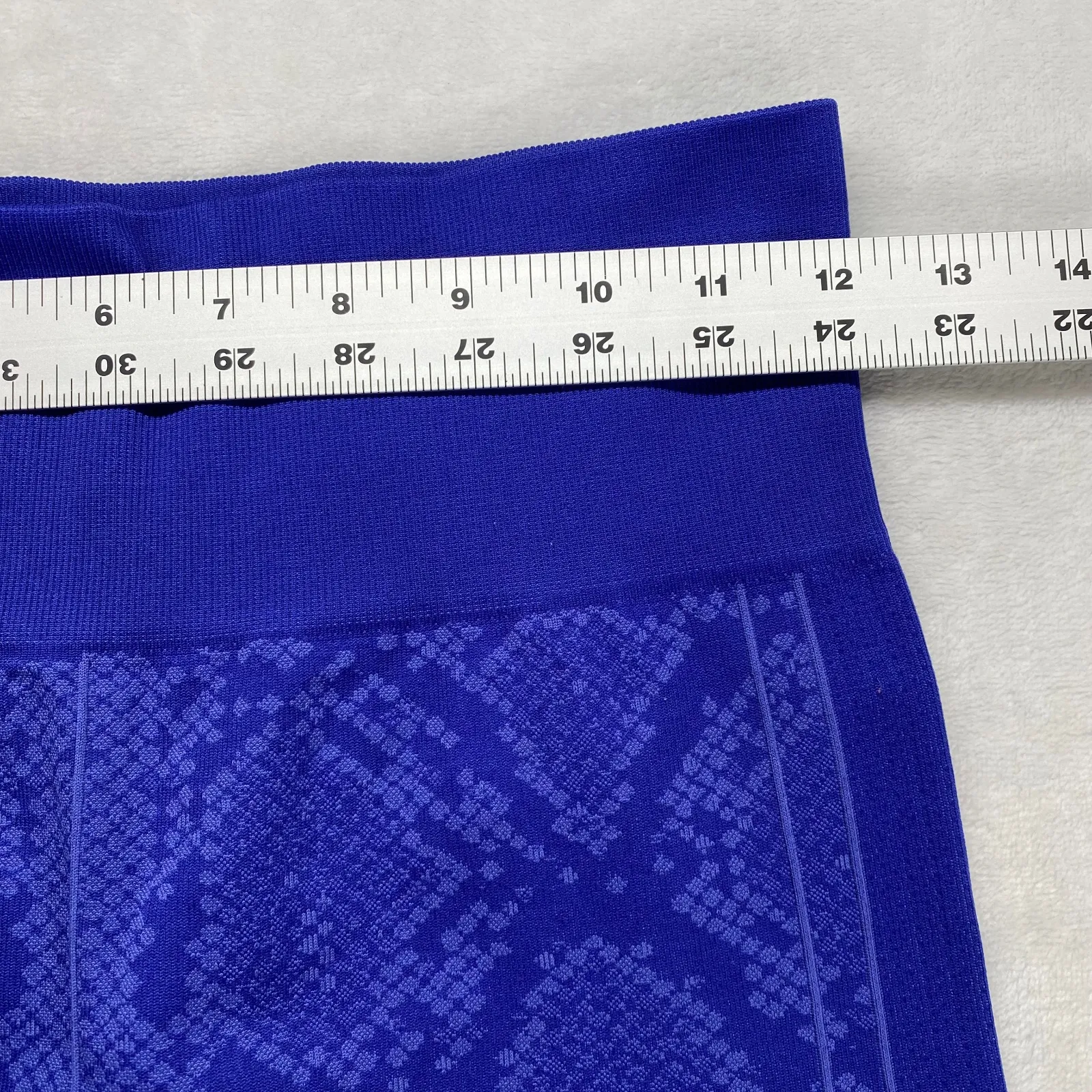 Lululemon Leggings Snake Print High‎ Rise Athletic Yoga Pants Blue Size 4 - Image 3