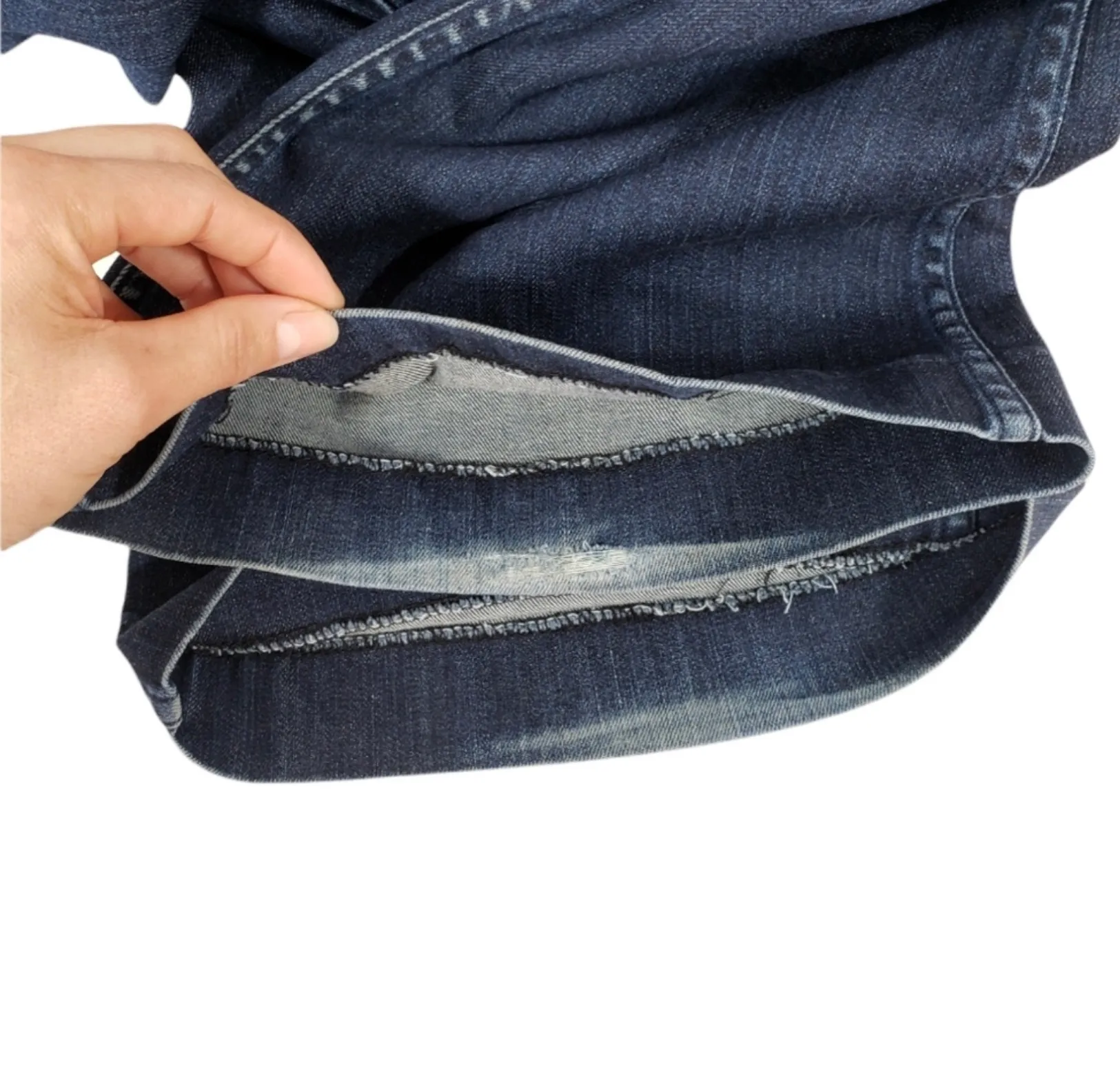 J Brand Luna Frare High Waisted Wide Leg Blue Jeans Size 25 - Image 8