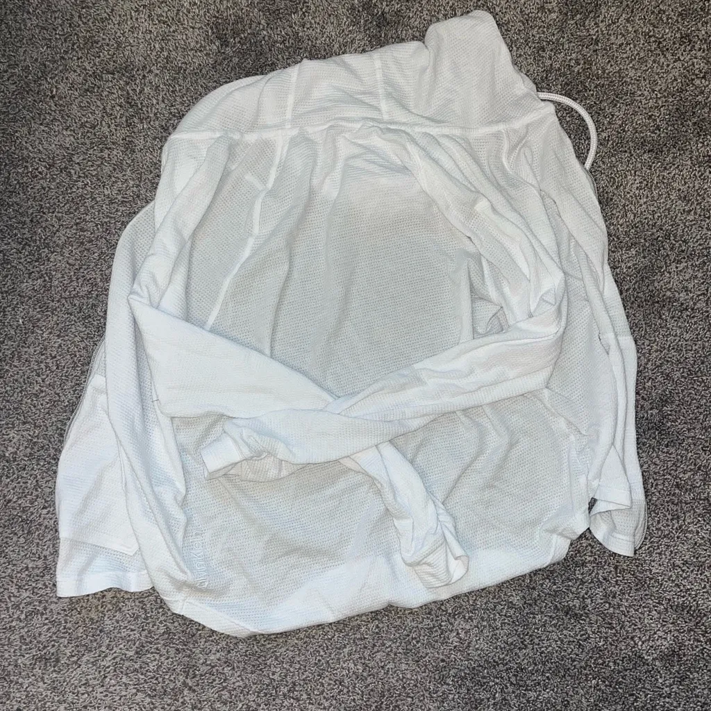 Calvin Klein Performance Textured White Hoodie - Image 7