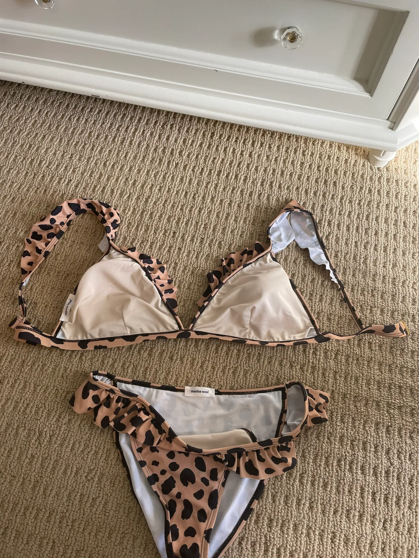 Marina West Leopard Print Bikini Top - Image 3