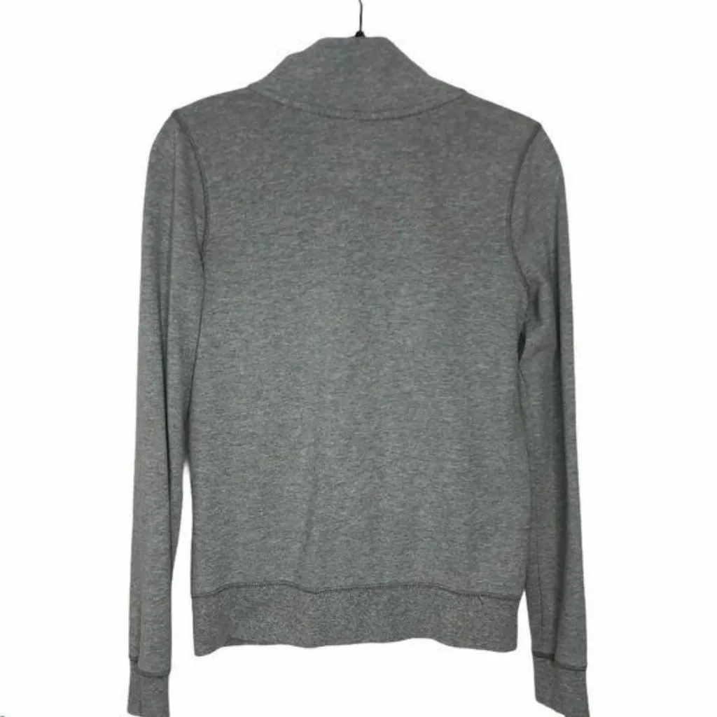 Victoria’s Secret PINK Heart Logo Quarter Zip Up Pullover Sweatshirt Y2K - Image 2