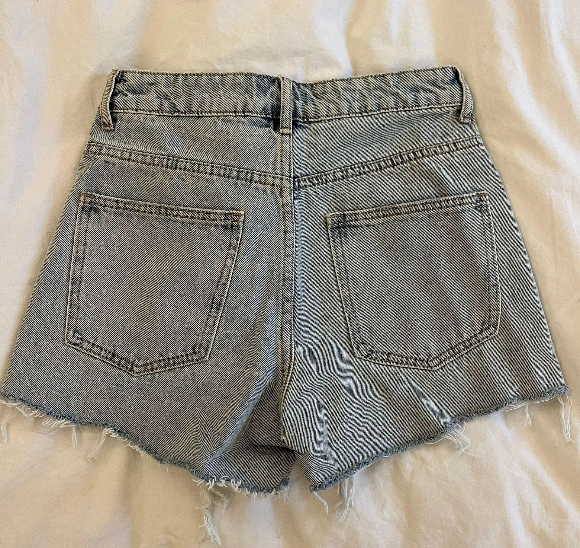 Adika Rhinestone Denim Shorts - Image 4