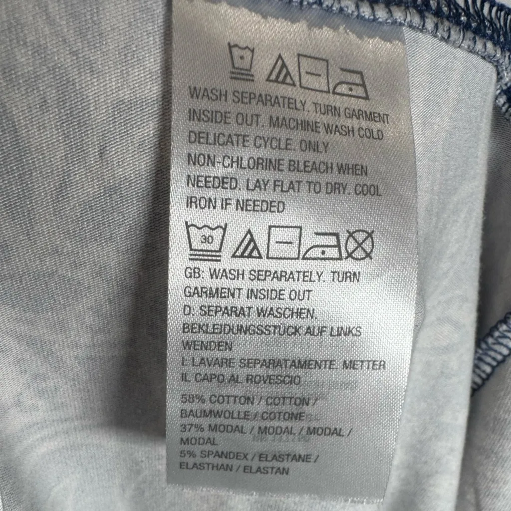 Belle by Kim Gravel blue and gray printed maxi skirt size 1X - Image 5