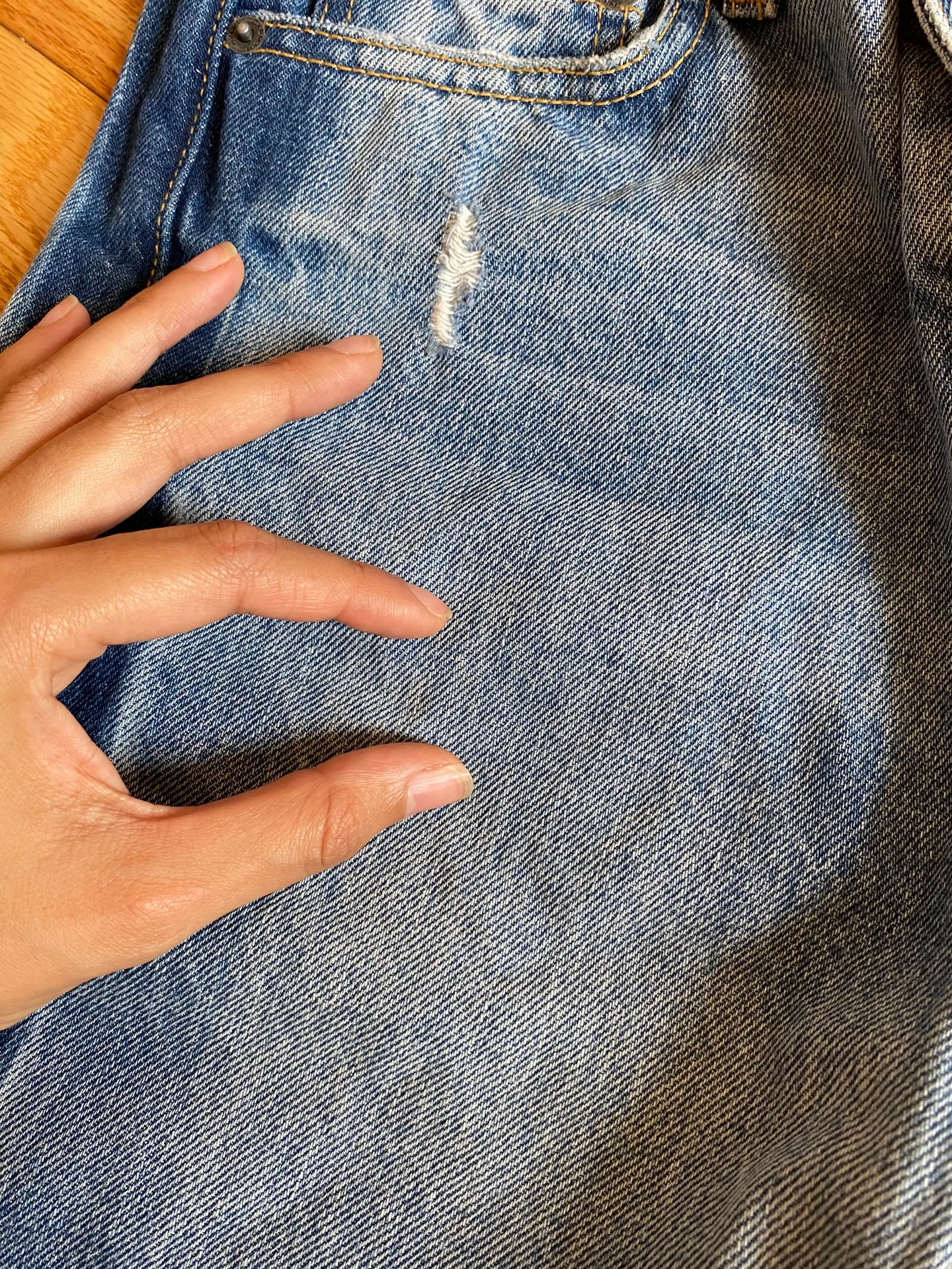 High Waisted Straight Leg Jeans - Image 5