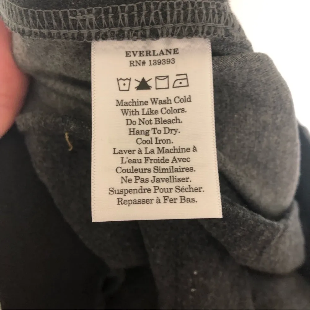 Everlane the Dream Pant Heather Grey New Large - Image 6