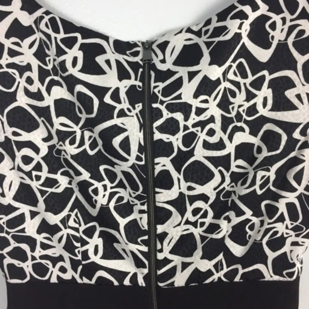 Marc New York Print Ribbed Panel Cap Sleeve Dress‎ Size 2 - Image 7