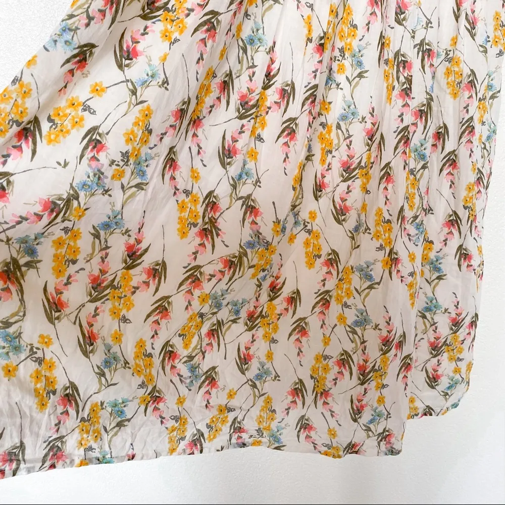 Revolve Line & Dot Fleur Floral Midi Dress Size Medium - Image 5