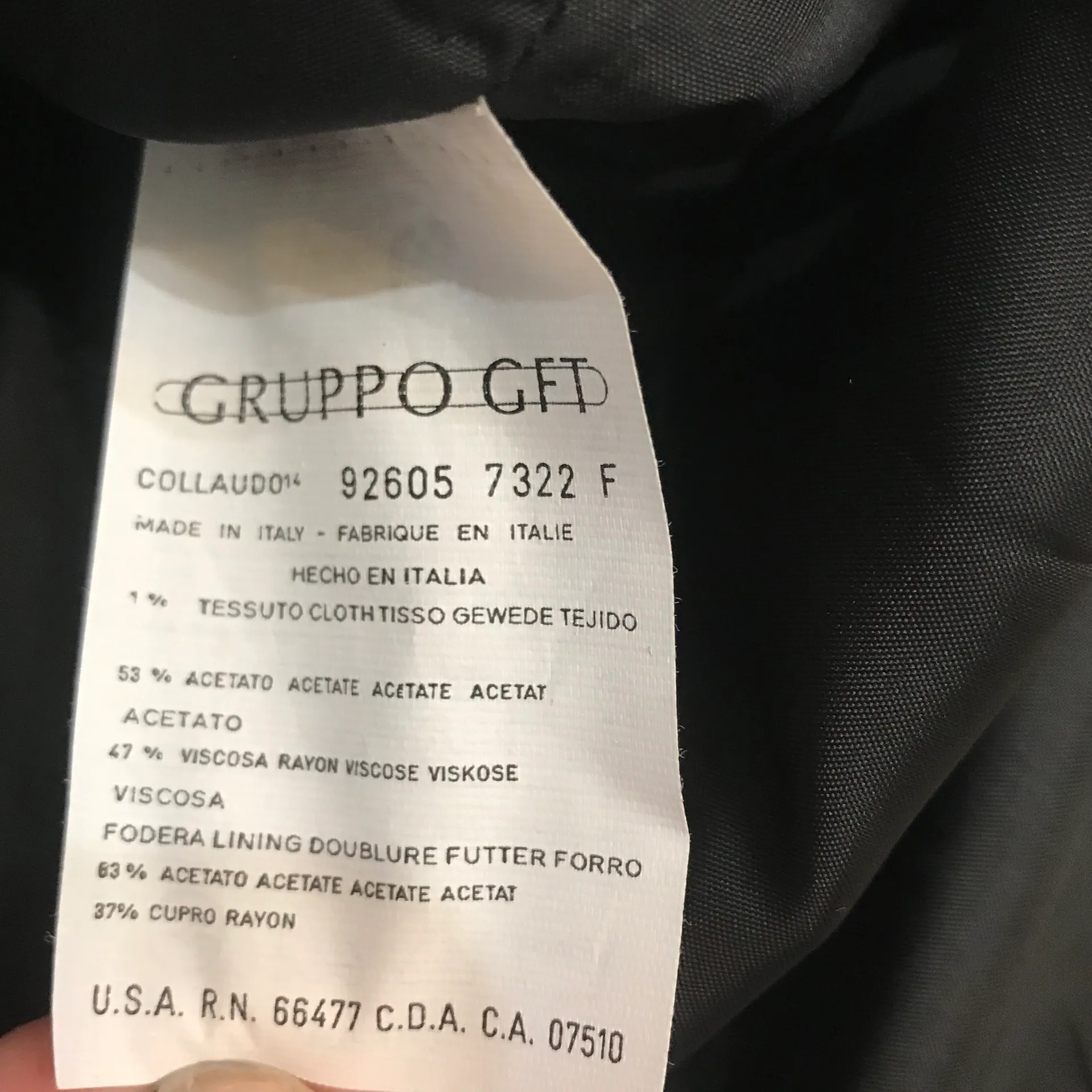 Gruppo Gft Valentino women's black shift dress tunic long sleeve sz 14.  - Image 12